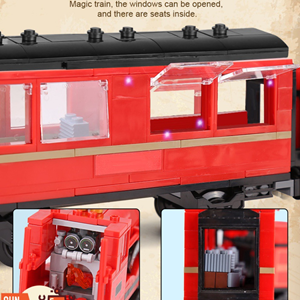 لگو هری پاتر و ایستگاه جادویی قطار هاگوارتز 898 قطعه 4th Party 19035 Hogwarts Express_اسباب بازی